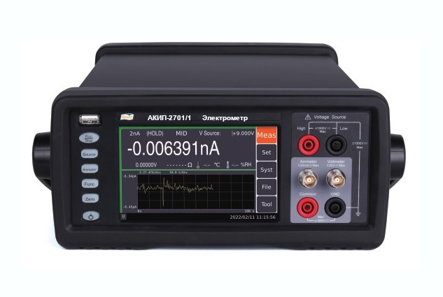 АКИП-2701/1 Фемтоамперметр / Электрометр / Измеритель высокоомных сопротивлений АКИП-2701/1 Фемтоамперметр / Электрометр / Измеритель высокоомных сопротивлений