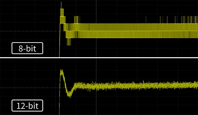 8 бит против 12 бит