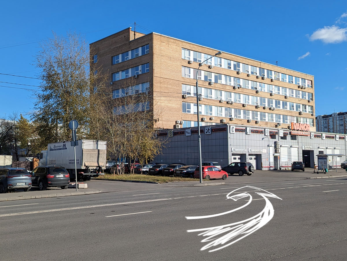 Поворот с ул. Плеханова в проезд (ориентируйтесь на техцентр Ivanor). Поворот с ул. Плеханова в проезд (ориентируйтесь на техцентр Ivanor).